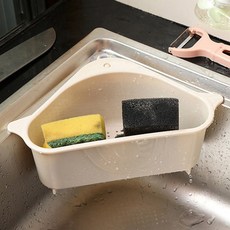〓싱크대 코너 수세미망 겸용 음식물 쓰레기통〓 0712 PLAB##@!
