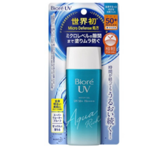 리뉴얼 비오레 UV 아쿠아 리치 워터리 젤 자외선차단제 일본 선크림, 5개, 70ml