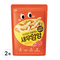 남양유업 우리아이 처음먹는 새우얌얌 과자 40g, 4개, 새우맛