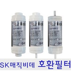 SK매직 비데 호환 기능성 비데필터 (5개), 1.이온정수 나사형필터, 5개
