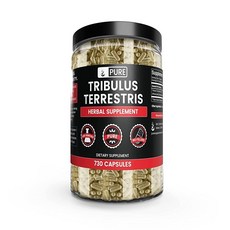 Pure Original Ingredients Tribulus Terrestris (730 캡슐) 마그네슘 또는 쌀 필러 없음 항상 순수함 실험실 인증, 730정, 1개