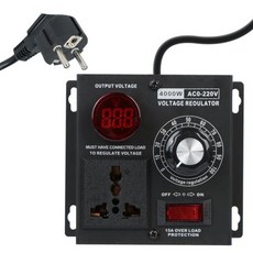 조광기 온도 조절기 컨트롤러 속도 조절 SCR 전자 전압 조정기 디밍 AC 220V 10000W, 1개