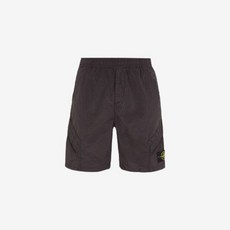 스톤아일랜드 나일론 버뮤다 반바지 다크 그레이 남성 8015L1719 V0065