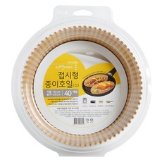 Nordicpaper 氣炸鍋專用烘培紙組, 16cm, 40張, 1組