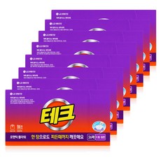 테크 간편시트 로맨틱 플라워 36매 시트세제, 8개