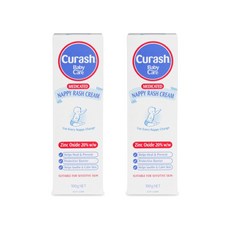 Curash 큐래쉬 아기 기저귀 크림 100gx2개 Medicated Nappy Rash Cream, 1개, 100g