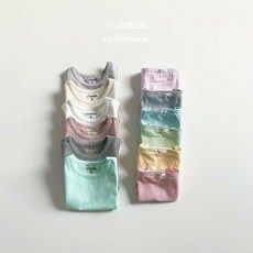 디그린 말랑 세트 언더웨어 아동 주니어 속옷 체크