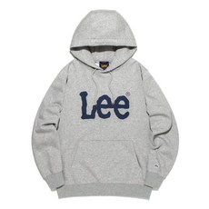 LEE 빅 트위치 로고 후드 티셔츠 그레이 Big Twitch Logo Hoodie Gray