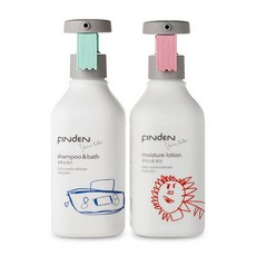 핀덴 스킨베베 모이스춰 로션 300ml + 샴푸& 바스 워시, 2개