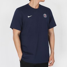 나이키 반팔티 리그앙 PSG 파리 생제르맹 Club Essential TEE 네이비-화이트 로고