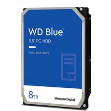 Western Digital 8TB WD 블루 PC 하드 드라이브 HDD - 5640 RPM SATA 6 Gbs 128 MB 캐시 3.5인치 - WD80EAZZ - wd80eazz8tb