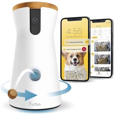 Furbo 360° 스마트 반려견 반려묘 카메라 간식 디스펜서, 1개