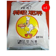 [더착한푸드]치킨가루(신진 5k) 4개 식자재마트 대용량 업소용 치킨가루 가루