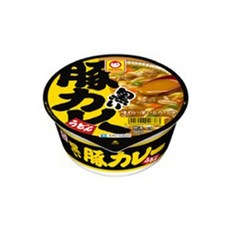일본 마루짱 쿠로이 돼지고기 카레우동 컵라면 87g