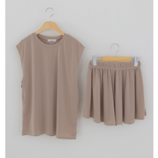 민소매반바지세트