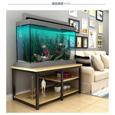 어항선반 수족관 지지대 랙 철제 수조 하단 프레임, 4. 라이트월넛+블랙-80x30x70/수조없음