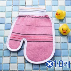 손모아 바디 등밀이 목욕 때제품 샤워타올 사우나용품 때수건 손목밴딩 때밀이장갑 색상랜덤x10개 샤워타월 !Izus, 1개