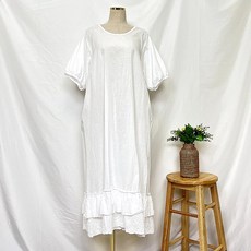 아사면원피스속치마