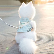WHYY 강아지 견인로프 꿀벌 나시형 목줄 개줄 산책 캣줄 소형 견용품 강아지 용품 409, 1개