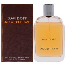 다비도프 향수 오드뚜왈렛 Davidoff Adventure Eau De Toilette Spray 100 ml, 100ml, 1개 - 다비도프향수