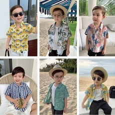 어린이하와이안셔츠