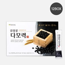 푸른친구들 검정콩 다모력 (4g x 45포)-12박스 맥주효모 비오틴함유 뿌리까지 강화하는 하루습관, 4g x 45포 x 12박스, 12개
