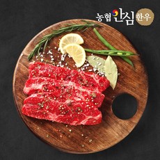 농협안심한우 1++ 한우 채끝 250g+250g