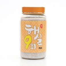 해월햇살죽염 9회 흰죽염 과립형(소자 좁쌀크기)알갱이 500g, 1개