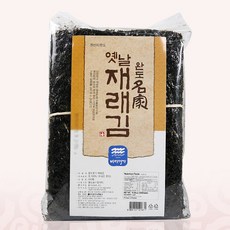 완도명가 지주식재래김 100장, 단품, 단품