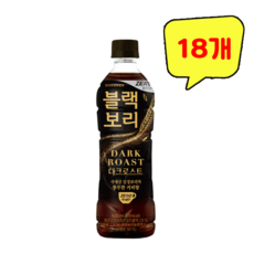 하이트진로 블랙보리 다크로스트, 18개, 520ml