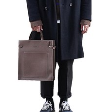 남자토트백 서류가방 에코백 가죽 대학생 쇼퍼백
