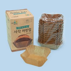 제이팩토리 유산지컵 노르딕사각 KP 45x45mm [800ea], 사각-KP, 800개