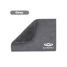 3 자동차 4 티고 풀윈 QQ Iq 체리 청소 타올 마른 7 닦기 플러시 2 양면 8 블라썸 프로 천, 그레이, 1개