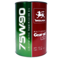 울버 기어오일 75W90 1L Wover LSD Gear Oil GL-5, 울버 기어오일 75W90 1L Wover LSD Gea, 1개