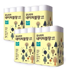 모나리자 네이처블랑 나무이야기 화장지 27m 30롤 4팩, 1개