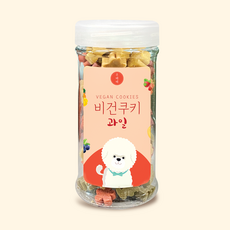 강아지 간식 비스킷 비건 쿠키 90g(과일/야채), 1개, 90g, 과일