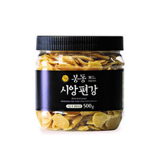 봉동시앙편강 500g / 생강 편강 국내산100% 수제 생강편 생강칩 봉동편강, 시앙편강 500g, 1개