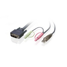 IOGEAR IOGEAR Single Link DVI-D USB KVM Cable 6 Feet G2L7D02U, 상세내용참조