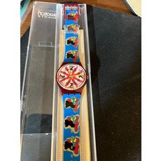 빈티지 1991 SWATCH 시계 Chicchirichi GR 112 계란 상자 포함 853575