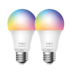 tapo전구 티피링크 스마트 Wi-Fi 조광 전구 Tapo L530E color(색상조절) 2개