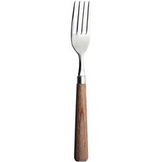 Nagao Nikko 스테이크 민속 19cm 스테인레스 스틸 목재 패턴 일본, 1개