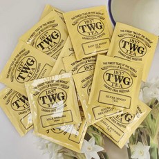 TWG 티백 차 낱개 선물 맛보기 종류 다즐링 코튼, 10가지맛티백조합25g, 1개