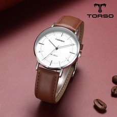 TORSO 토르소 T41L 더클래식 쿼츠 커플 워치 남여 가죽 손목 시계