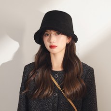 아름조이 따순 뽀글이 무스탕 여성 양면 겨울 모자 AJH002