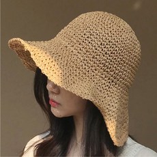 크기조절여성모자 여성패션모자 경수기업 편직소재여성모자 여행비치용모자 간편휴대용여성모자 편한착용감aagz 977 돌돌말이여성모자 단순디자