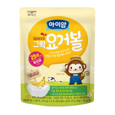 일동후디스 아이얌 그릭 요거볼 핑거푸드, 3개, 망고바나나