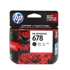 HP 678 정품잉크, 검정(CZ107AA), 1개