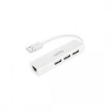 HUBL-01 2in1 USB LAN 어댑터3포트허브콤보 [화이트], 해당없음