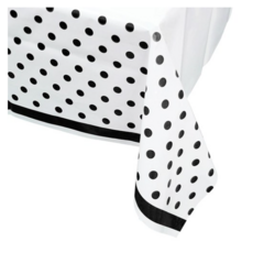 검정도트식탁보