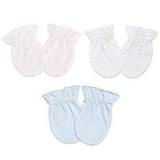 베베라온 밤부 오가닉 신생아 아기 손싸개 3개 세트